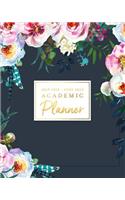 July 2019 - June 2020 Academic Planner: Pretty Boho Floral Bohemian Feathers Weekly & Monthly Dated Calendar Organizer with To-Do's, Checklists, Notes and Goal Setting Pages