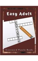 Easy Adult Crossword Puzzle Books