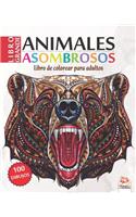 Animales asombrosos: Libro de Colorear para Adultos - 25 25 animales (Mandalas) para colorear