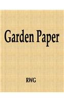 Garden Paper: 150 Pages 8.5" X 11"