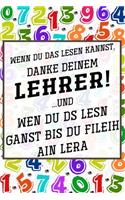 Wenn du das lesen kannst, danke deinem Lehrer!