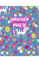 Unicorn Nurse: Cute Journal Notebook for Nursing Student and Practitioner with Large 8.5 x 11 Blank Ruled White Paper (Perfect for School, Medical, Clinical and Ho