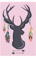 The Boho Antler Wine Journal