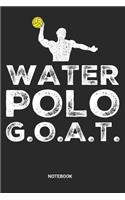 Water Polo Goat Notebook