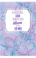 Wherever God Plants You, Bloom With Grace