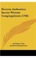 Decreta Authentica Sacrae Rituum Congregationis (1760)