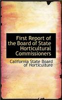 First Report of the Board of State Horticultural Commissioners