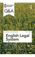 Q&A English Legal System 2011-2012
