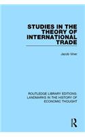 Studies in the Theory of International Trade