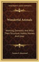 Wonderful Animals: Working, Domestic and Wild; Their Structure, Habits, Homes and Uses