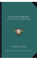 Vulgar Errors