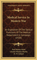 Medical Service In Modern War