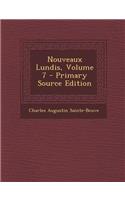 Nouveaux Lundis, Volume 7: (French)