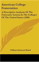 American College Fraternities