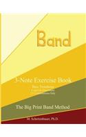 3-Note Exercise Book: Bass Trombone TT Combinations Only