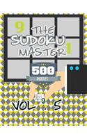 The Sudoku Master Vol. 5: 500 Puzzles + Bonus Puzzles & Coloring Page