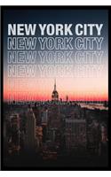 New York City Skyline Journal Notebook, Souvenir Journal Diary