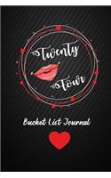 Twenty Four Bucket List Journal