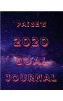 Paige's 2020 Goal Book
