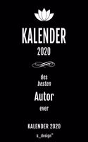 Kalender 2020 für Autoren / Autor / Autorin