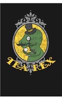 Tea Rex: Notebook: Funny Blank Lined Journal