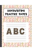 Handwriting Practice Paper ABC