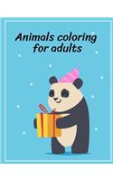 Animals Coloring for Adults: Fun and Cute Coloring Book for Children, Preschool, Kindergarten age 3-5, Relieve Stress