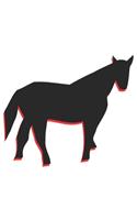 2020 Weekly Planner Horse Illustration Equine Black Red Horse Silhouette 134 Pages: 2020 Planners Calendars Organizers Datebooks Appointment Books Agendas