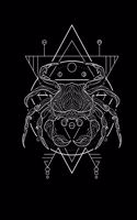Notebook: Zodiac Design (Cancer, the Crab)