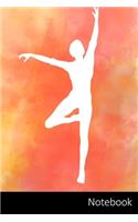 Notebook: Ballet Ballerina themed ruled Notebook / Journal / Diary / Composition Book / Planner / Log Book / Notes - 6 x 9 inches (15,24 x 22,86 cm), 110 wide