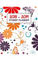 2018-2019 Student Planner: Daily, Weekly, and Monthly Calendar Planner and Organizer for Students for the Academic Year 2018-2019 (8x10) V4