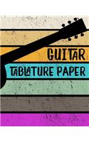 Guitar Tablature Paper