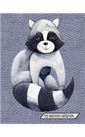 My Raccoon Notebook: Journal, Diary or Sketchbook with Wide Ruled Paper