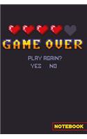 Game Over Notebook