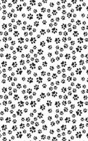 Cat Pattern - Paws Everywhere: Blank Lined Notebook for Cat Lovers and Pet Owners