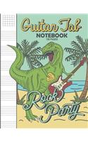 T-Rex Guitar Tab Notebook