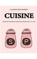 Livre de coloriage pour les enfants de 4 à 5 ans (Cuisine)