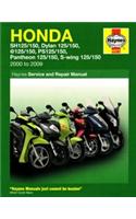 Honda 125 Scooters (SH, SES, NES, PES & FES 125) (00 - 09)
