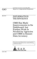 Information technology: OMB has made improvements to its Dashboard, but futher work is needed by agencies and OMB to ensure data accuracy: report to congressional requester