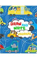 Draw And Write Journal: Primary Notebook Lined V20