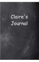 Claire Personalized Name Journal Custom Name Gift Idea Claire: (Notebook, Diary, Blank Book)(Name Personalized Journals Notebooks Diaries)
