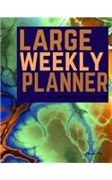 Arvensis Large Weekly Planner: Wide space Personal Planner/At a glance large Planner/Day Planner and Organizer/ Personal Organizer and Planner(Large Personal Planner/Functional Wide Space Planners)