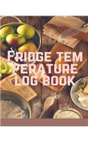 Fridge temperature log book