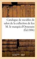 Catalogue de Meubles de Salon En Tapisserie Des Époques Louis XIV Et Louis XVI