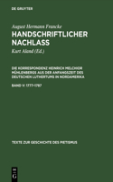 Handschriftlicher Nachlass, Band V, Texte zur Geschichte des Pietismus (1777-1787)