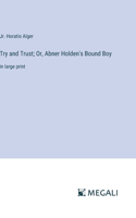 Try and Trust; Or, Abner Holden's Bound Boy: in large print