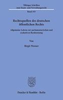 Rechtsquellen Des Deutschen Offentlichen Rechts