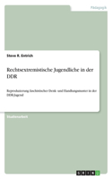 Rechtsextremistische Jugendliche in der DDR: Reproduzierung faschistischer Denk- und Handlungsmuster in der DDR-Jugend(German)