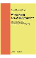 Wiederkehr des „Volksgeistes“?