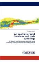 analysis of Acid Survivors and their sufferings